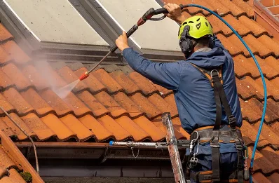 Démoussage et hydrofuge de toiture à Beauchastel